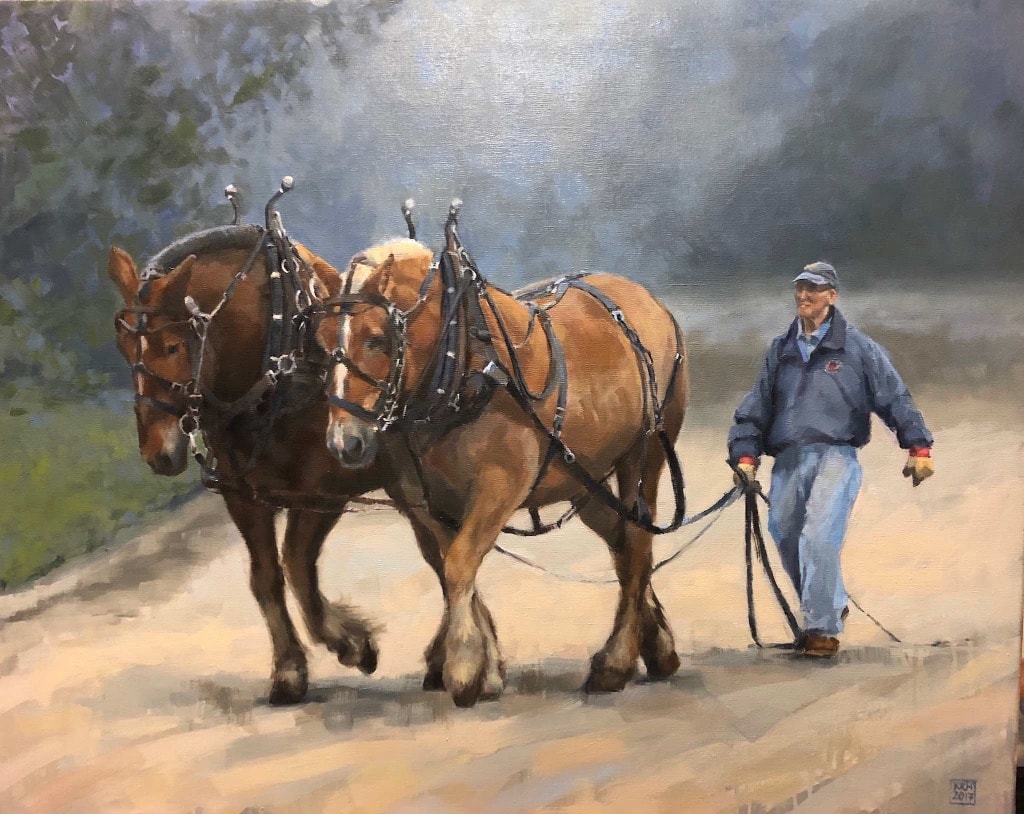 Figurative paintings by Kristin K Hosbein